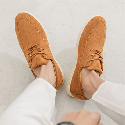 Men’s Suede Lace-Up Casual Shoes