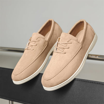 Men’s Suede Lace-Up Casual Shoes
