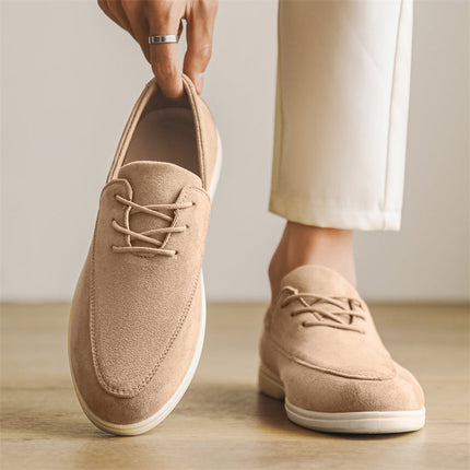 Men’s Suede Lace-Up Casual Shoes