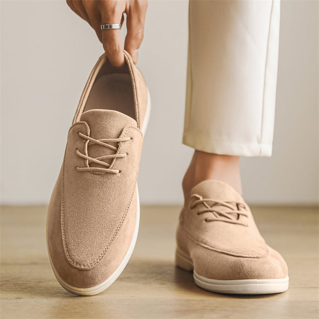 Men’s Suede Lace-Up Casual Shoes
