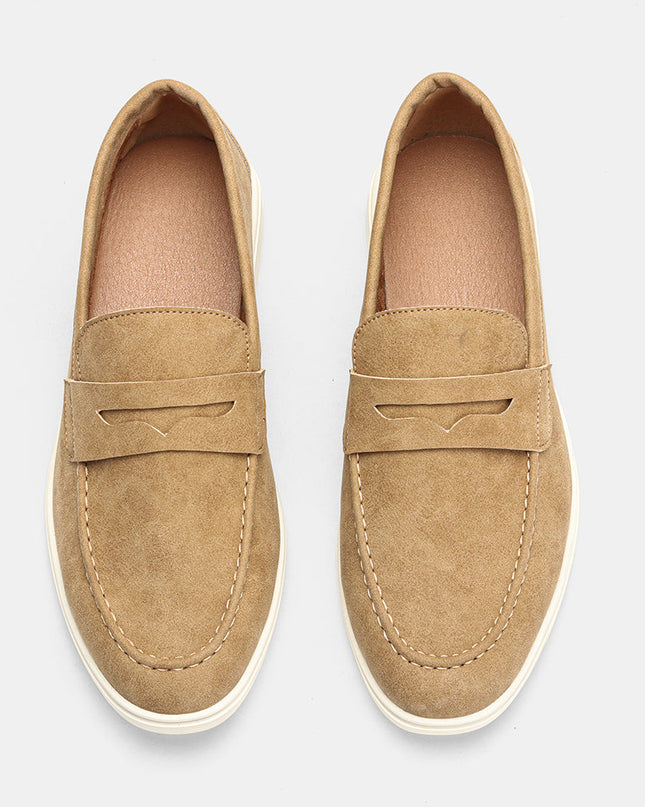 Men’s Suede Moc Penny Loafers