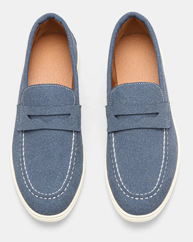 Men’s Suede Moc Penny Loafers