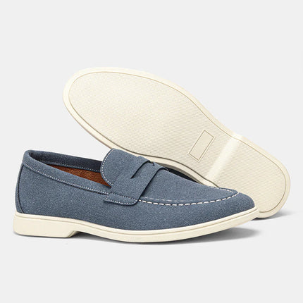 Men’s Suede Moc Penny Loafers