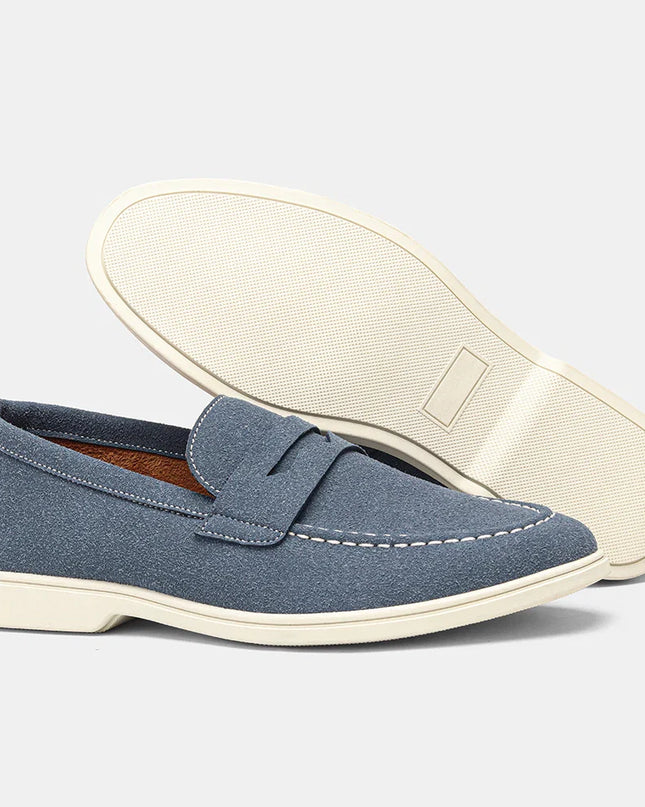 Men’s Suede Moc Penny Loafers
