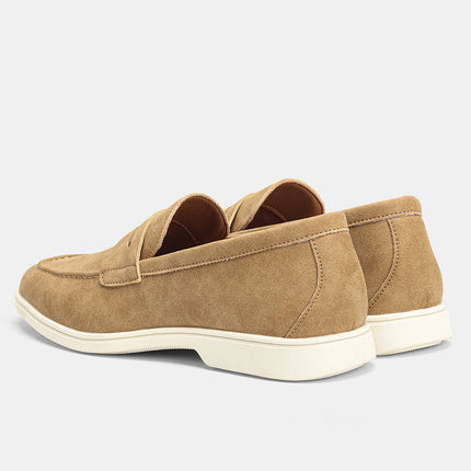 Men’s Suede Moc Penny Loafers