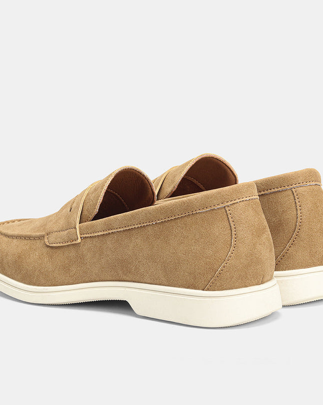 Men’s Suede Moc Penny Loafers