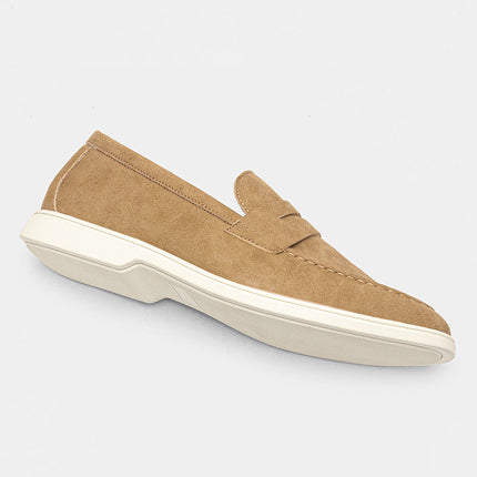 Men’s Suede Moc Penny Loafers