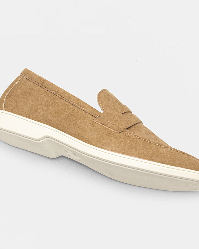 Men’s Suede Moc Penny Loafers