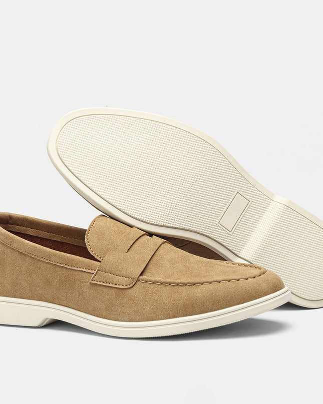 Men’s Suede Moc Penny Loafers