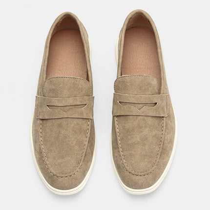 Men’s Suede Moc Penny Loafers