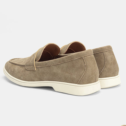Men’s Suede Moc Penny Loafers