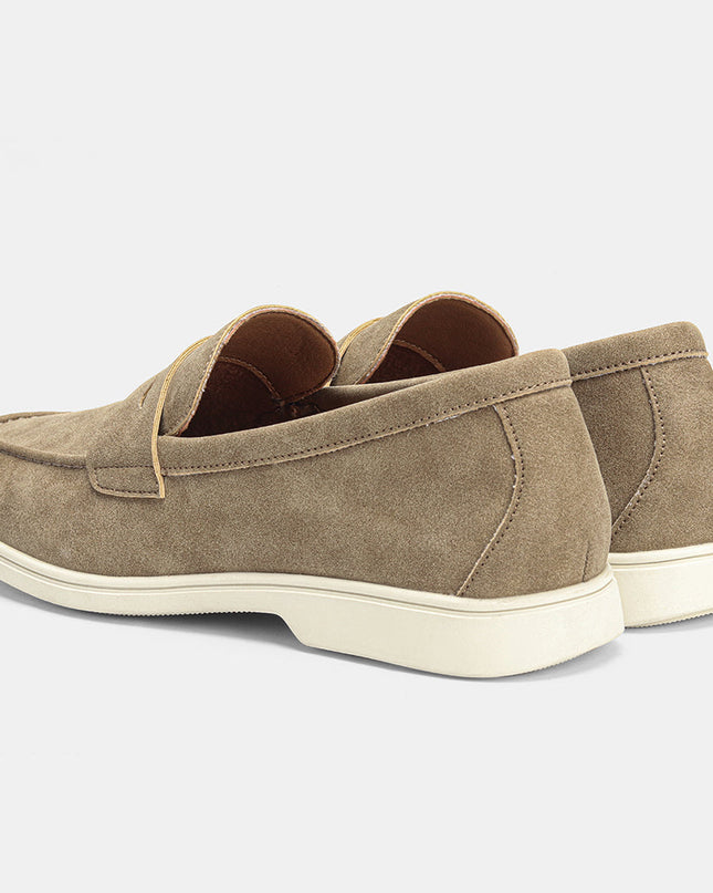 Men’s Suede Moc Penny Loafers