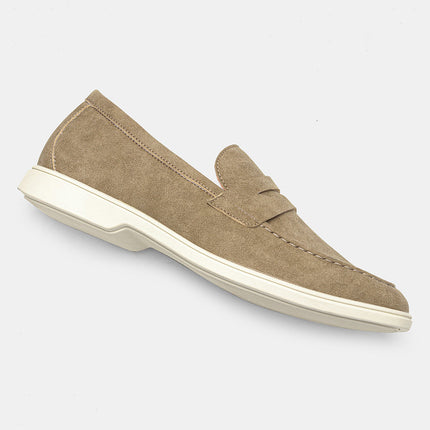 Men’s Suede Moc Penny Loafers