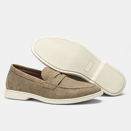 Men’s Suede Moc Penny Loafers
