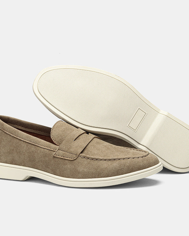 Men’s Suede Moc Penny Loafers