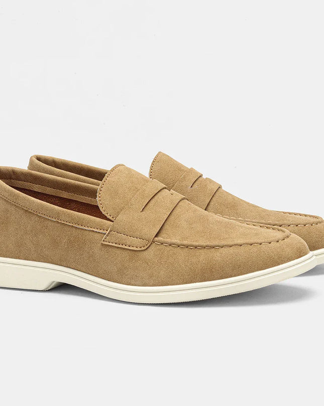 Men’s Suede Moc Penny Loafers
