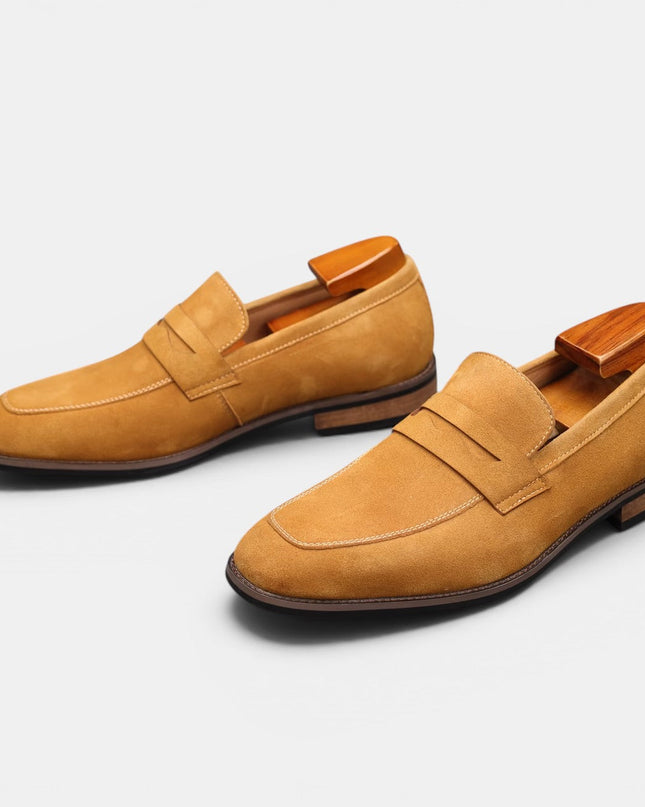 Men’s Suede Penny Summer Loafers