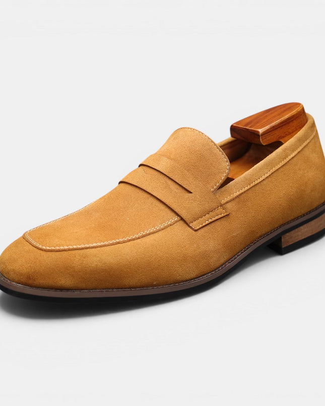 Men’s Suede Penny Summer Loafers