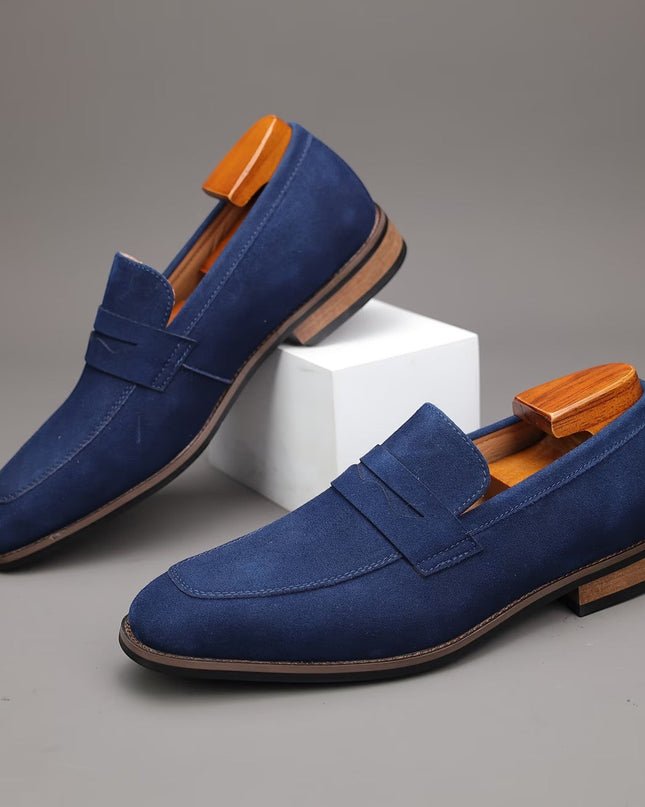 Men’s Suede Penny Summer Loafers