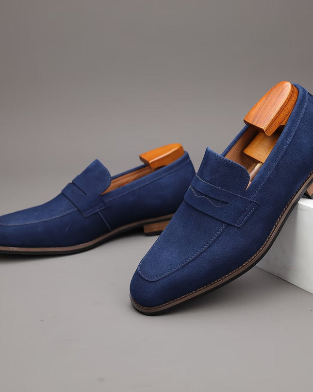 Men’s Suede Penny Summer Loafers