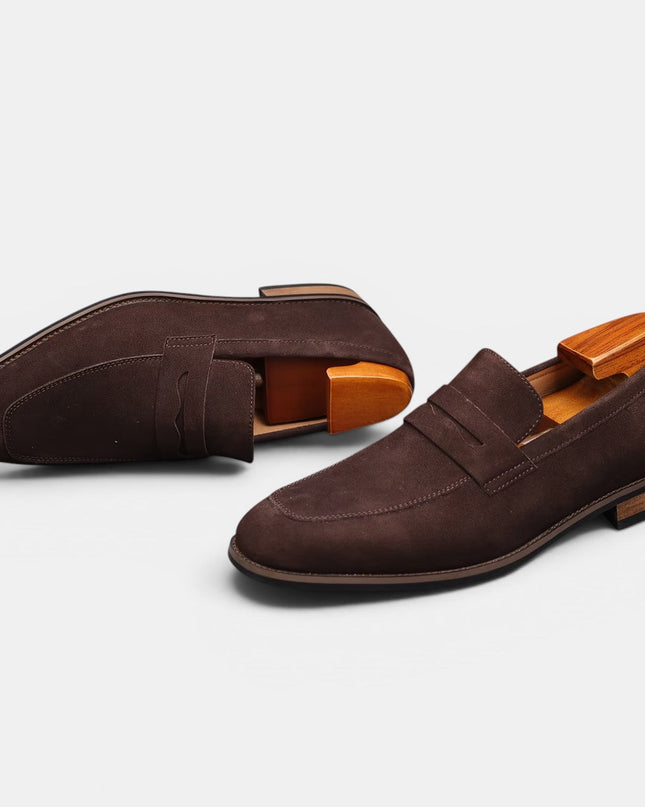 Men’s Suede Penny Summer Loafers