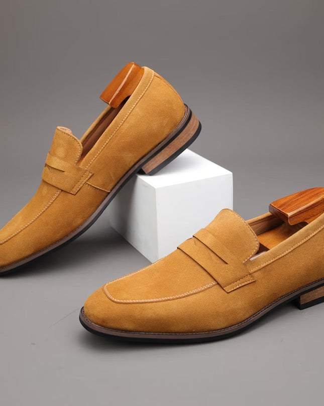 Men’s Suede Penny Summer Loafers