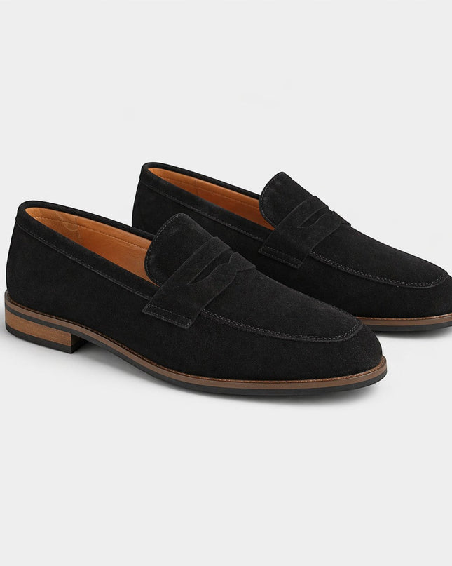 Men’s Suede Penny Summer Loafers