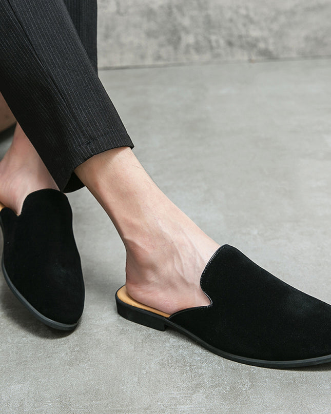 Men’s Suede Slip-On Mules
