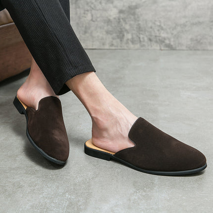 Men’s Suede Slip-On Mules