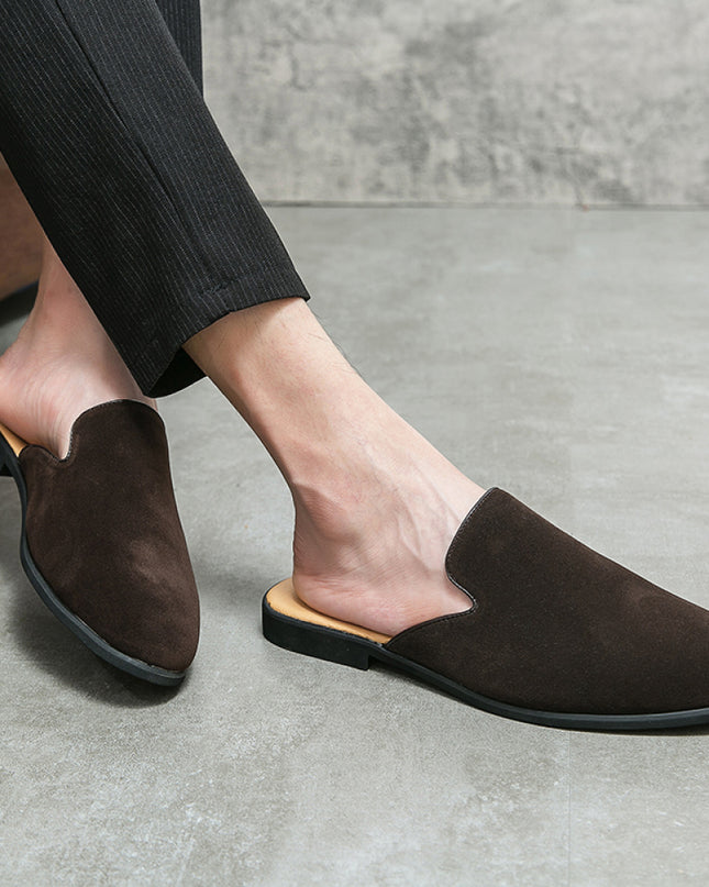 Men’s Suede Slip-On Mules