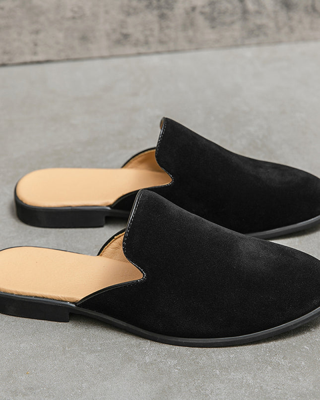 Men’s Suede Slip-On Mules