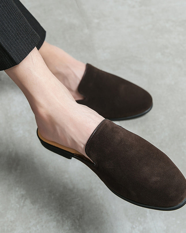 Men’s Suede Slip-On Mules