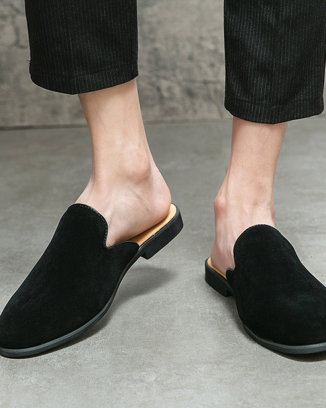 Men’s Suede Slip-On Mules
