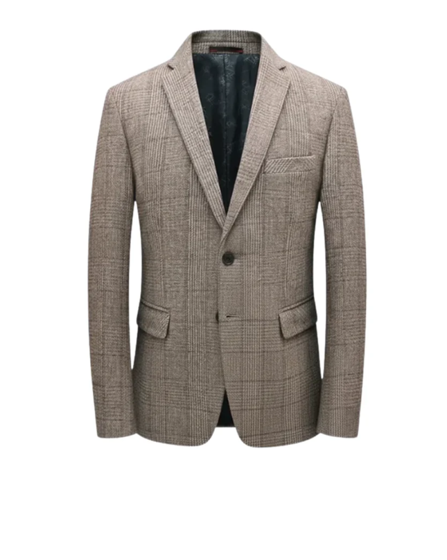 Men’s Tailored Check Blazer