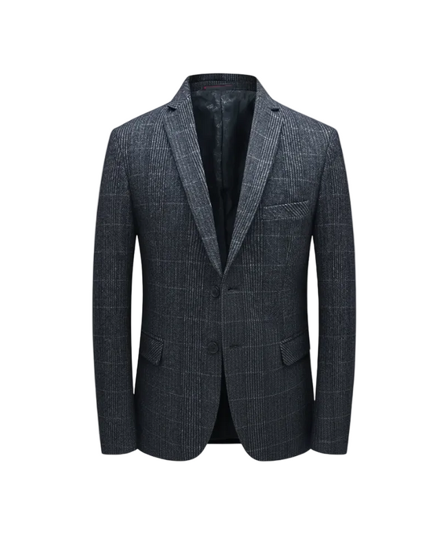 Men’s Tailored Check Blazer