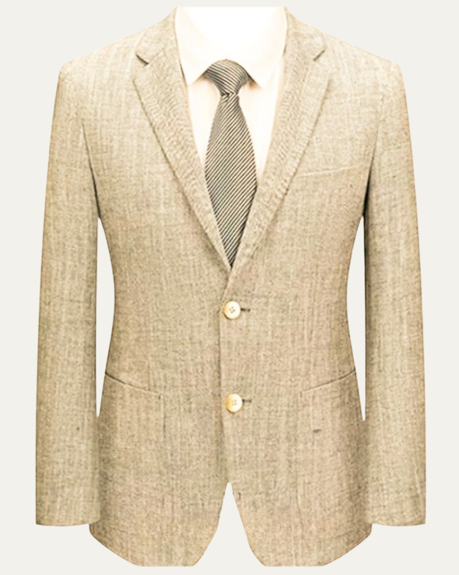 Men’s Textured Business Blazer