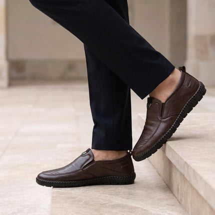 Men’s Textured Casual Loafers