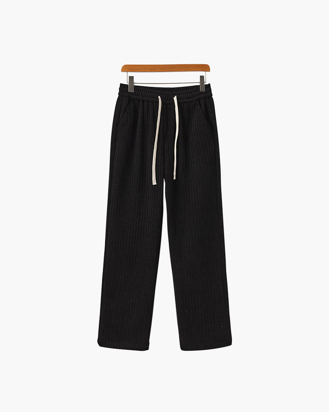 Men’s Textured Drawstring Pantalon
