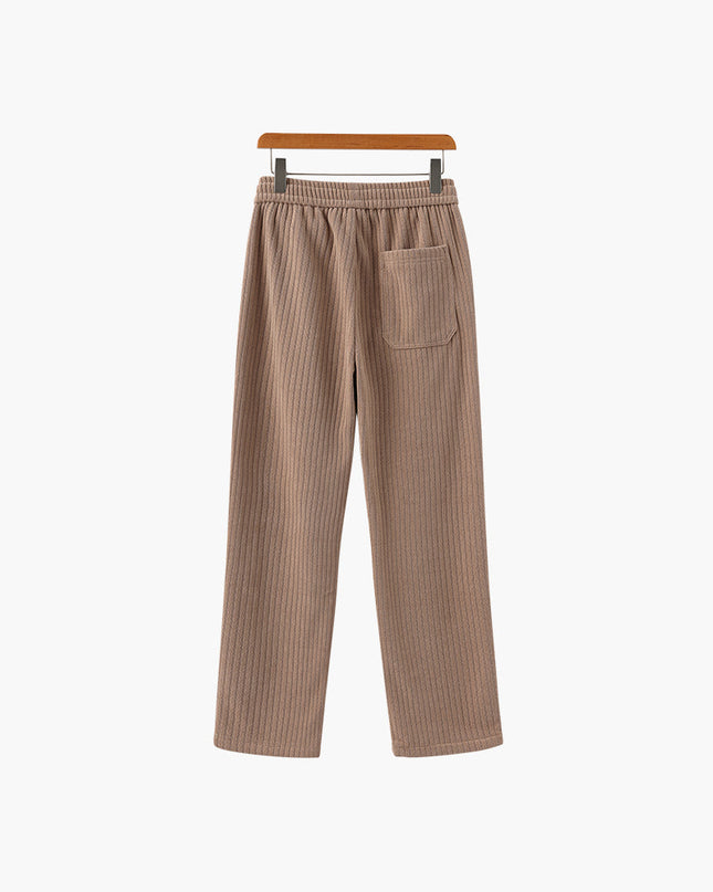 Men’s Textured Drawstring Pantalon