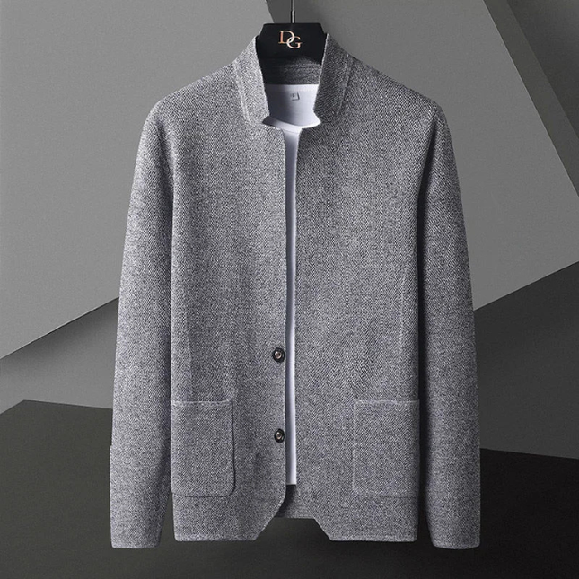 Men’s Textured Knit Jacket