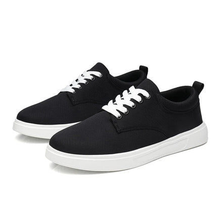 Men’s Textured Lace-Up Casual Sneakers