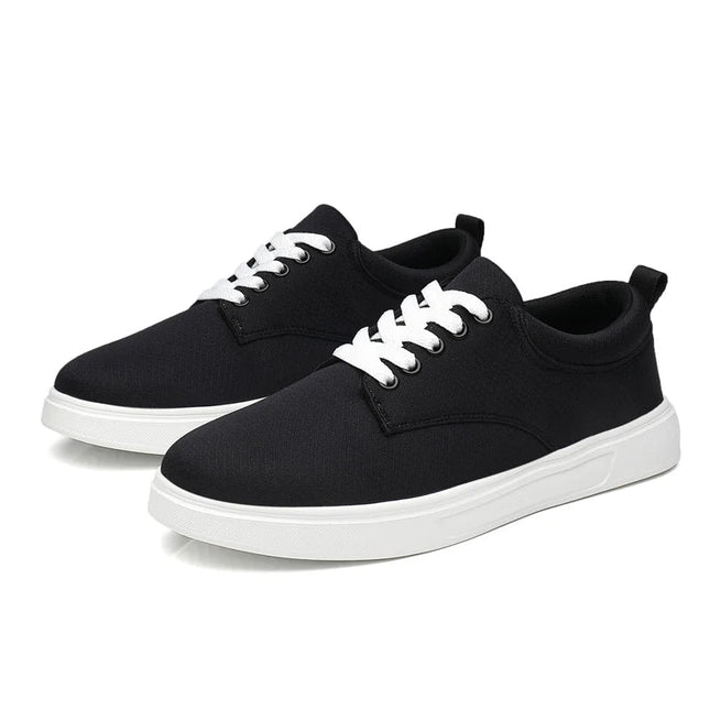 Men’s Textured Lace-Up Casual Sneakers