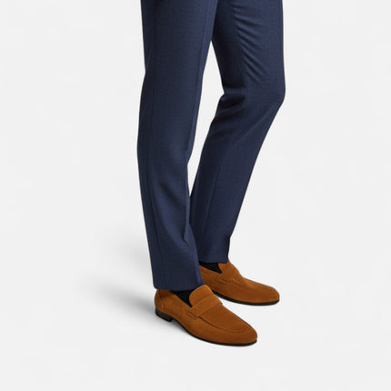 Men’s Textured Penny Strap Loafers