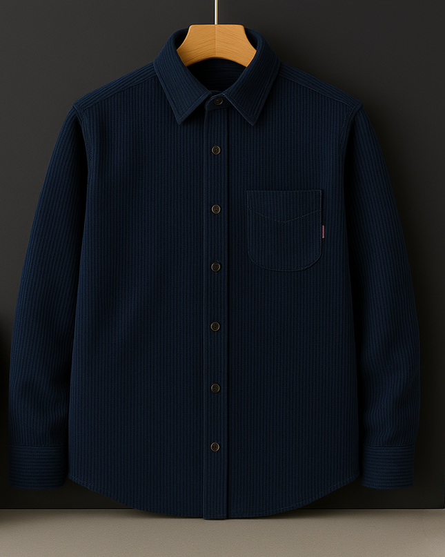 Men’s Textured Pocket Shirt