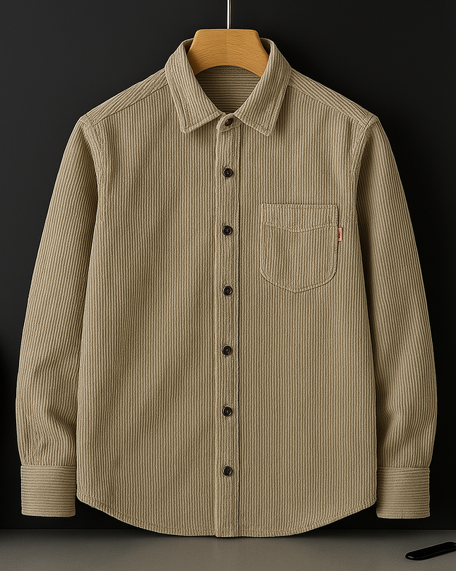 Men’s Textured Pocket Shirt
