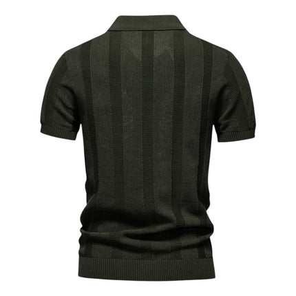 Men’s Textured Polo Shirt
