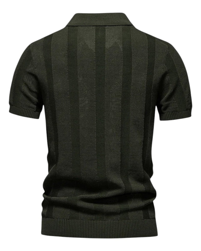 Men’s Textured Polo Shirt
