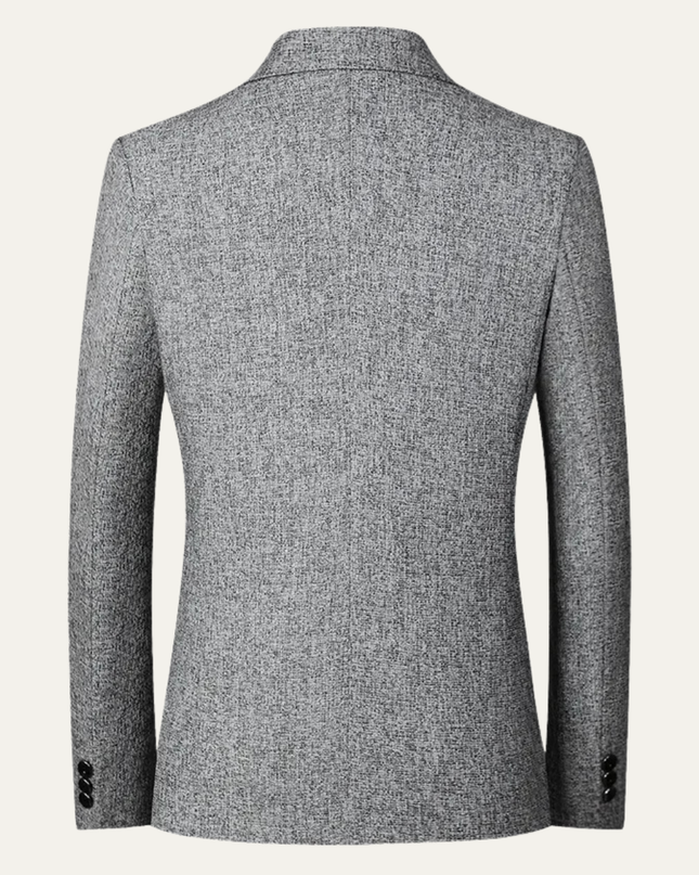 Men’s Textured Single-Breasted Blazer