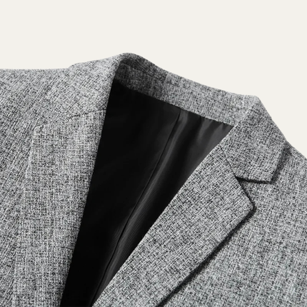 Men’s Textured Single-Breasted Blazer
