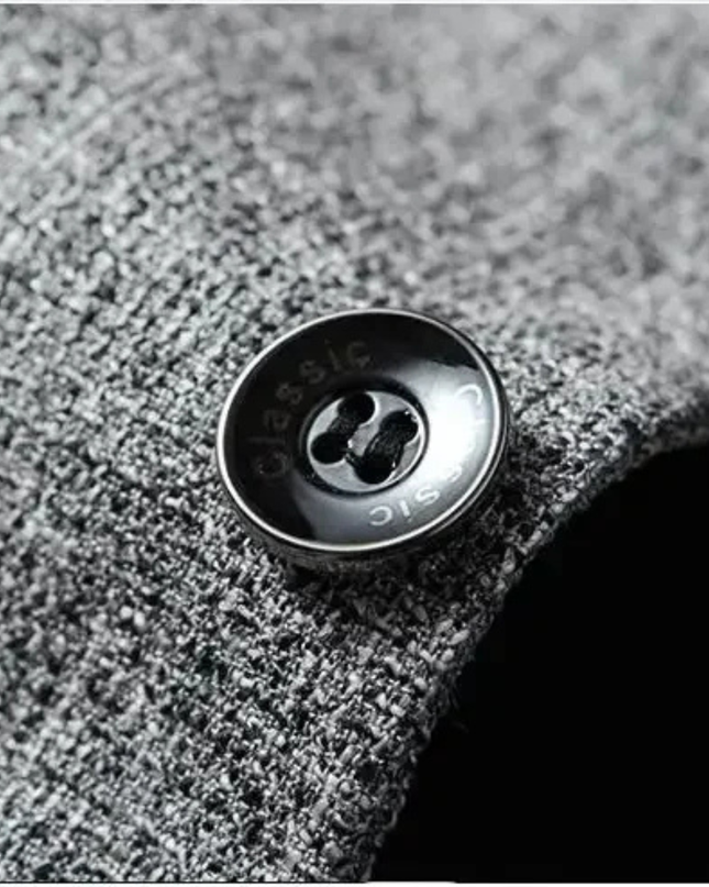 Men’s Textured Single-Breasted Blazer